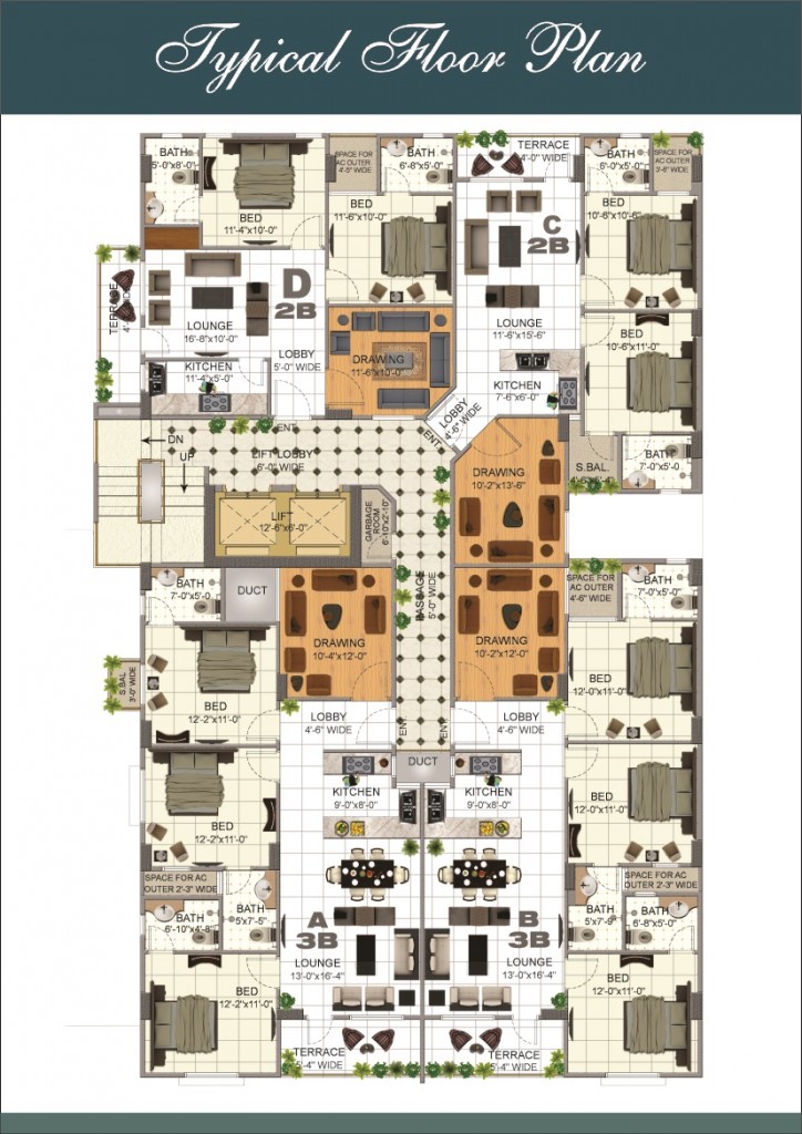 Typical floor plan